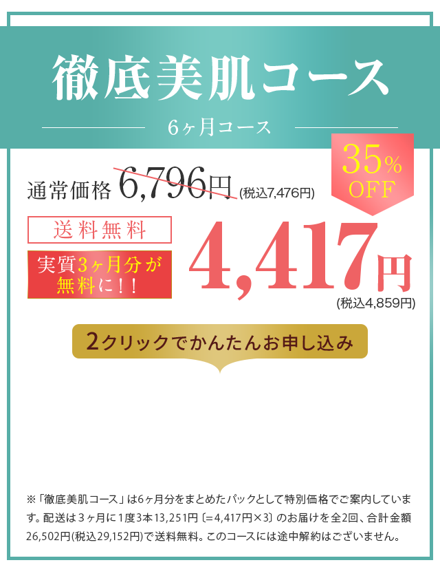 徹底美肌コース